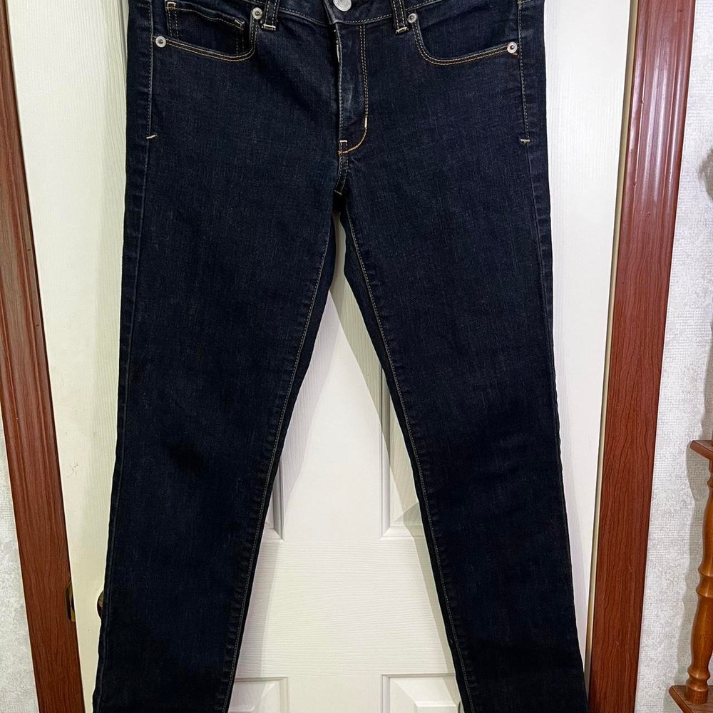 American Eagle Super Stretch Skinny Jeans Navy Blue Size 6 Regular